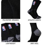 NBA Men's Cushioned Crew Socks 6 Pack - Black