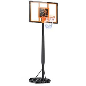 Adjustable Portable Basketball Hoop with Shatterproof Backboard