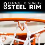 Indoor Mini Basketball Hoop with 25" Backboard