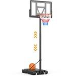 Portable Adjustable Basketball Hoop for All Ages