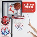 Adjustable Kids Basketball Hoop - 33 Inch Backboard