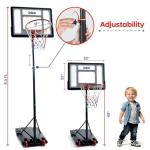 Adjustable Kids Basketball Hoop - 33 Inch Backboard