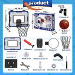OCHIDO Kids Indoor Basketball Hoop with Scoreboard