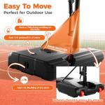Portable 44-Inch Adjustable Basketball Hoop for All Ages