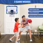 Mini Over-Door Basketball Hoop with LED Lights