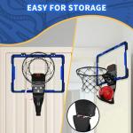 Mini Over-Door Basketball Hoop with LED Lights