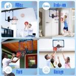 HopeRock Over The Door Basketball Hoop with Scoreboard