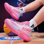 Bacury Women's High Top Basketball Sneakers - Rose Size 9