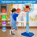 Adjustable Indoor Toddler Basketball Hoop Set
