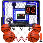 Mini Indoor Basketball Hoop Toy with Lights