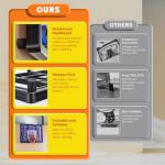 Mini Indoor Basketball Hoop Toy with Lights