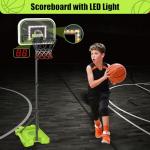 Adjustable 4-in-1 Kids Basketball and Tball Set