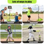 Adjustable 4-in-1 Kids Basketball and Tball Set