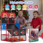 Kids Double Basketball Hoop Arcade Game Set