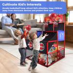 Kids Double Basketball Hoop Arcade Game Set