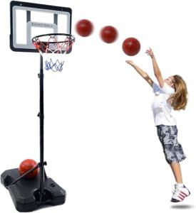 Adjustable Kids Basketball Hoop for Ages 3-8