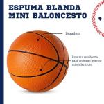 Foam Mini Basketballs for Indoor Mini Hoops - 2 Pack