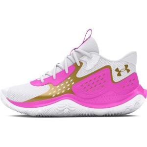 Under Armour Jet '23 Basketball Shoes - White/Magenta