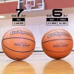 GoSports Indoor/Outdoor Rubber Basketballs - 6 Pack