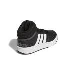 adidas Hoops 3.0 Kids Basketball Shoe - Black/White