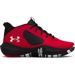 Under Armour Kids Lockdown 6 Basketball Shoe, Red/Black