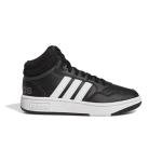 adidas Hoops 3.0 Kids Basketball Shoe - Black/White