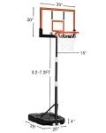 WIN.MAX Adjustable Kids Basketball Hoop for Pool