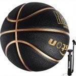 Senston Official Size 7 Rubber Basketball with Pump