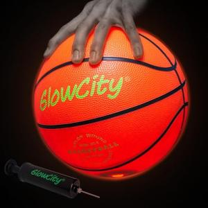GlowCity Glow in the Dark LED Basketball