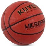 KUYOTQ Size 7 Microfiber Basketball with Pump