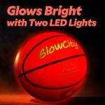 GlowCity Glow in the Dark LED Basketball