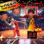 Indoor Mini Basketball Hoop with LED & Scoreboard