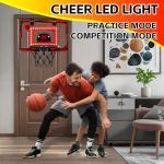 Indoor Mini Basketball Hoop with LED & Scoreboard