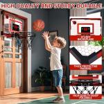 Indoor Mini Basketball Hoop with LED & Scoreboard
