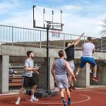 Yaheetech Adjustable Outdoor Basketball Hoop 9.5-12ft