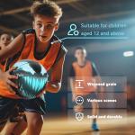 Glow in the Dark Basketball with Pump and Bag