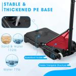 Adjustable Portable Basketball Hoop for Home Use