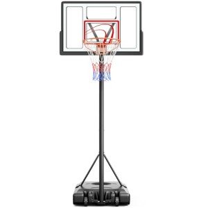 TONBUX 10FT Adjustable Outdoor Basketball Hoop