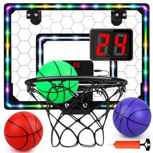 Mini LED Basketball Hoop for Indoor Fun