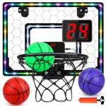 Mini LED Basketball Hoop for Indoor Fun