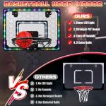 Mini LED Basketball Hoop for Indoor Fun