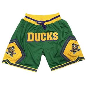 Mighty Ducks Men's Basketball Shorts Green/Black