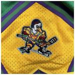 Mighty Ducks Men's Basketball Shorts Green/Black