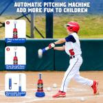 Kids 4-in-1 Basketball Hoop and T-Ball Set