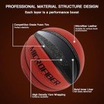 KUYOTQ Size 7 Microfiber Basketball with Pump
