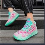 Men's High Top Multicolor Basketball Sneakers