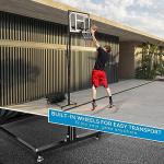 Adjustable 10 FT Portable Basketball Hoop with Wheels