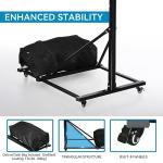 Adjustable 10 FT Portable Basketball Hoop with Wheels