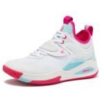AND1 Gamma 4.0 Kids Basketball Shoes - White/Pink