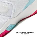 AND1 Gamma 4.0 Kids Basketball Shoes - White/Pink
